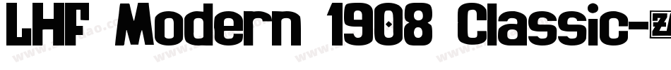 LHF Modern 1908 Classic字体转换